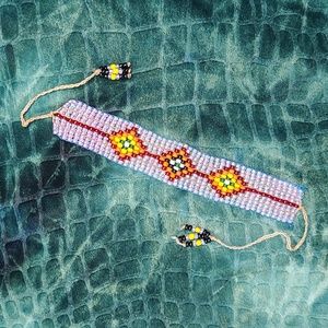 Handmade Glass Bead Bracelet